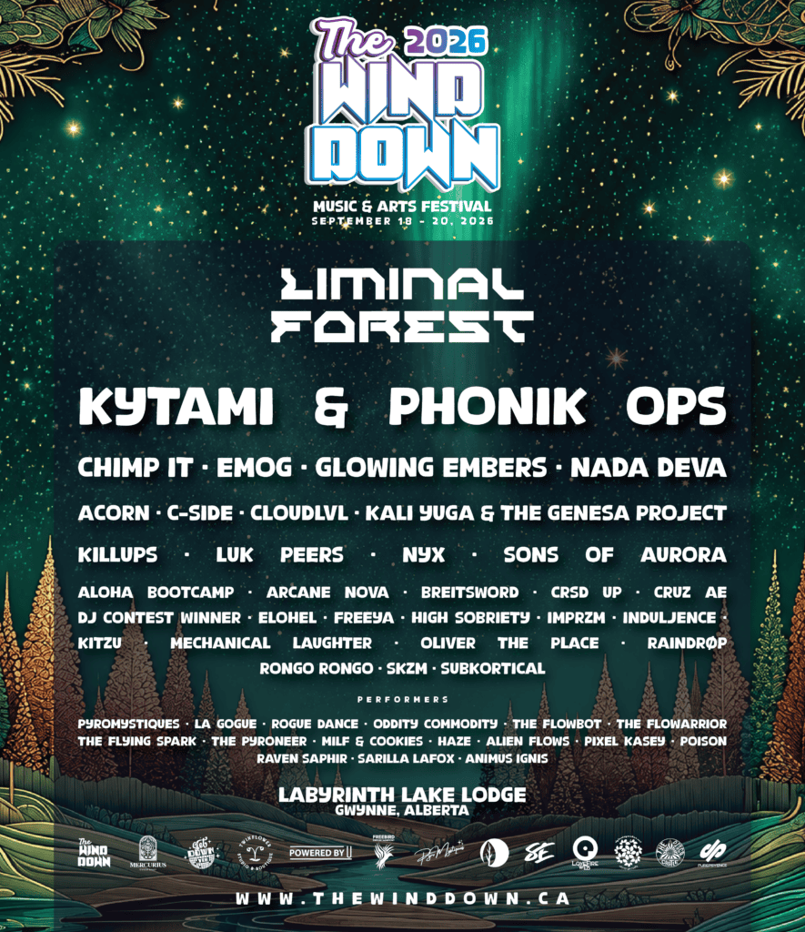 Liminal Forest lineup poster, The Wind Down 2026