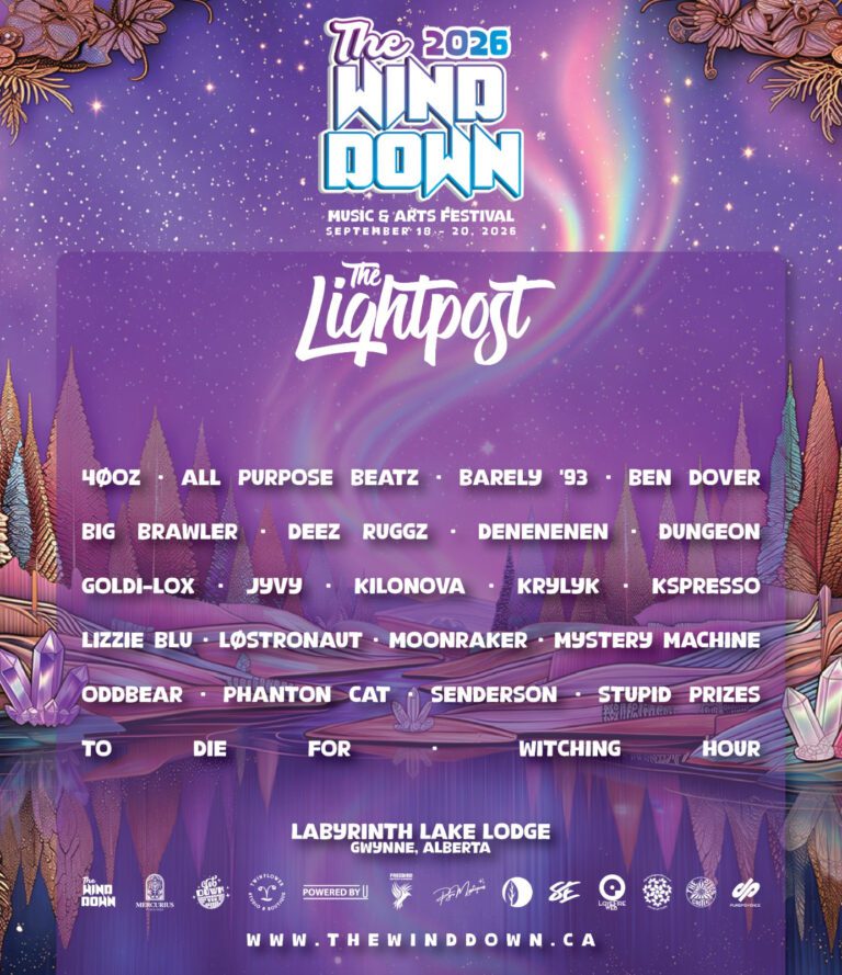 The Lightpost lineup poster, The Wind Down 2026